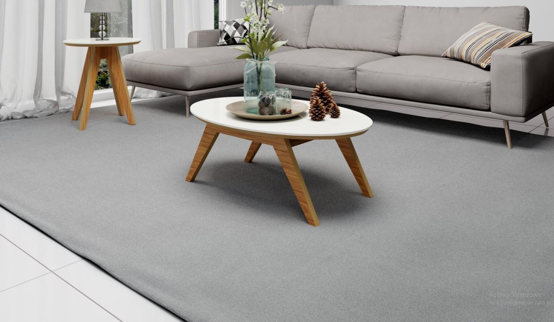 Mesa Centro Elíptica Siena TB34 SMGB 