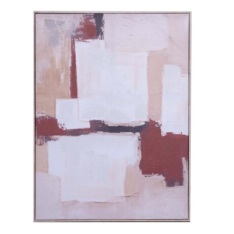 CUADRO 90X120CM PAPEL MARRON GRACE I