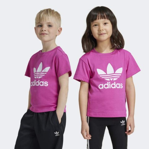 Remera Adidas Adicolor Trifolio Rosado