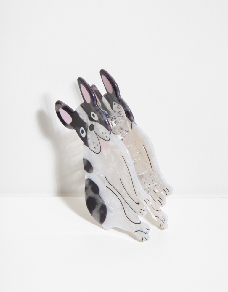 Broche Animales Broche De Perro Bulldog Francés - Combinacion Bicolor