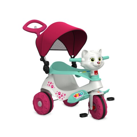 Triciclo Velobaby Gatinha Pedal Rosa Triciclo Velobaby Gatinha Pedal Rosa