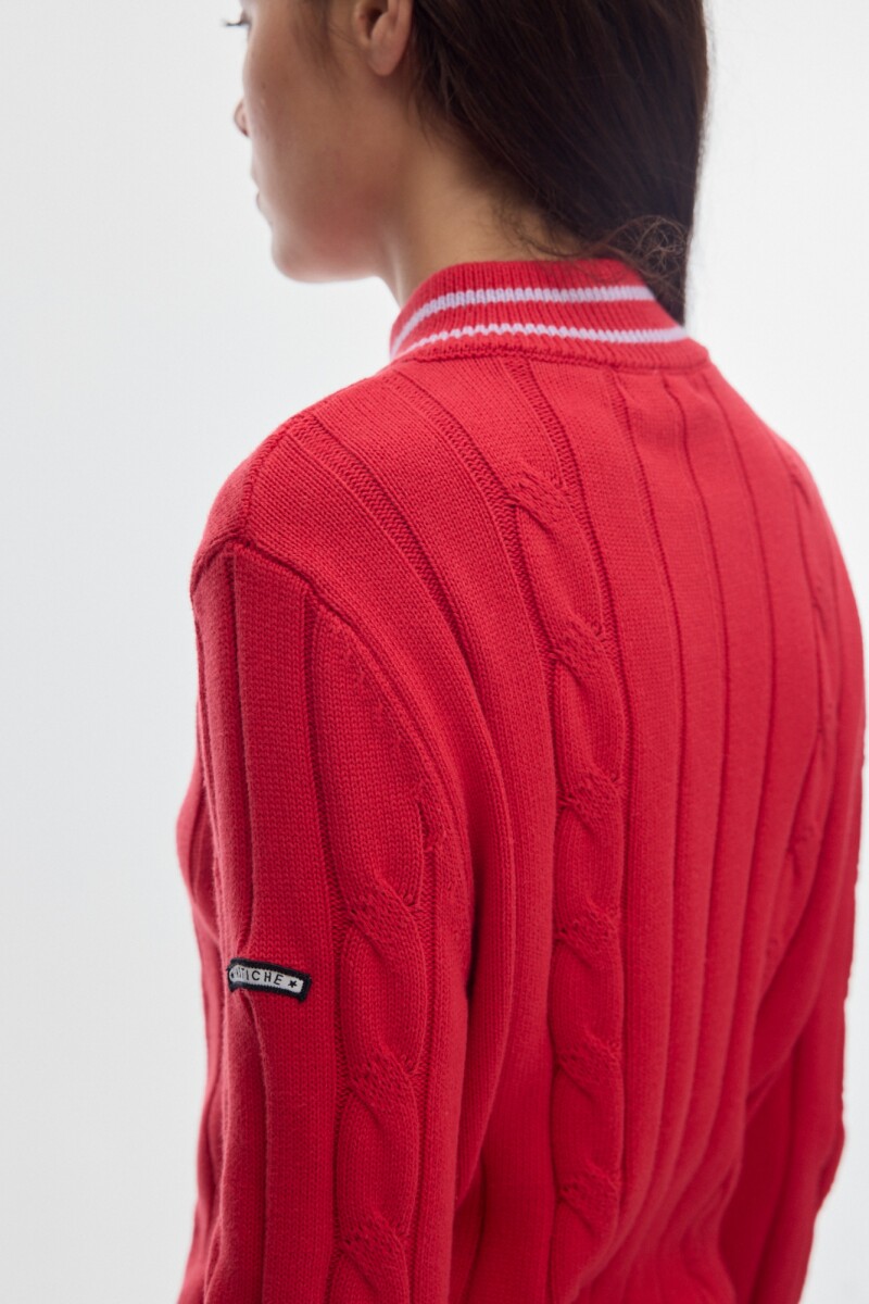 Cardigan Darby Red