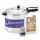 Set de Olla Presión 10L + Cubiertos 24Pzas + Cepillo p/Lavar Verde