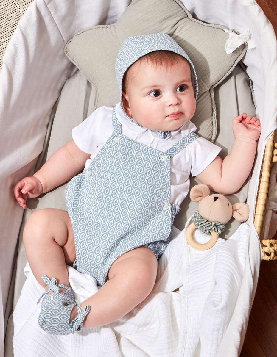 Camiseta Con Cuello Bebe - Blanco 