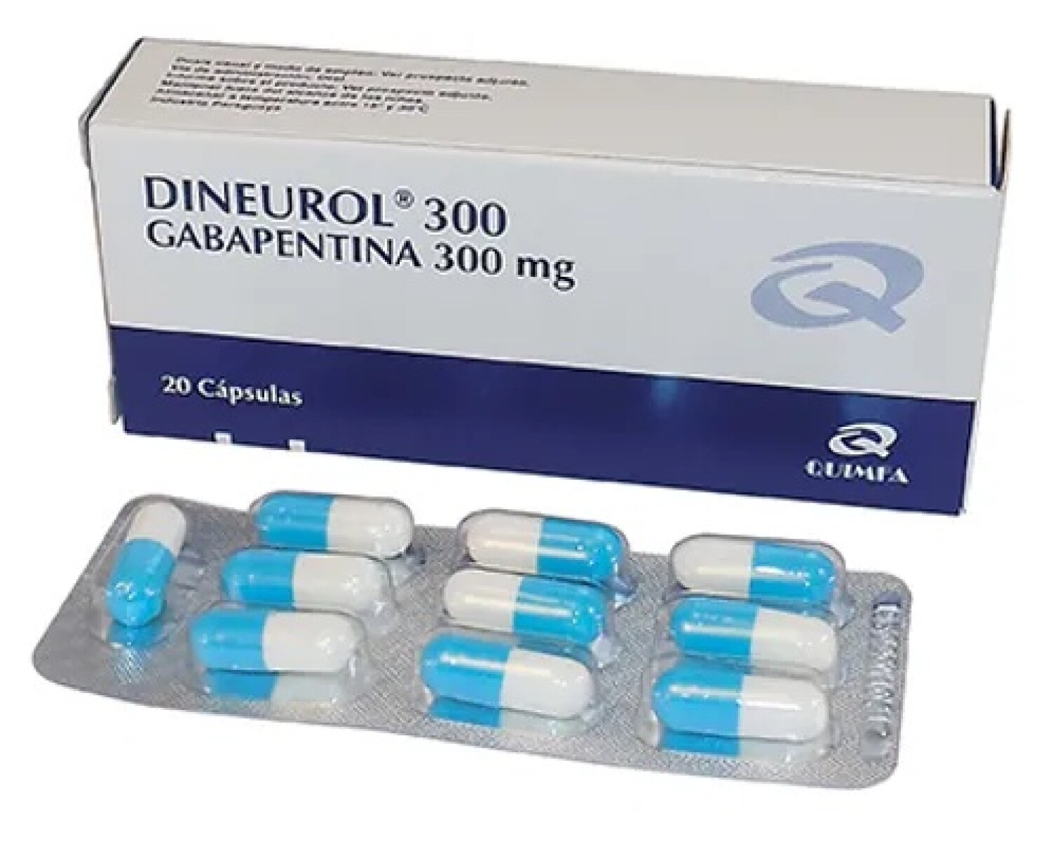 Dineurol 300mg 20 Cápsulas 