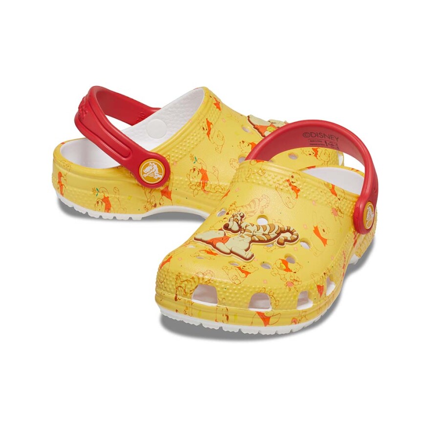 Classic Disney Winnie the Pooh Clog T - Niños White/multi