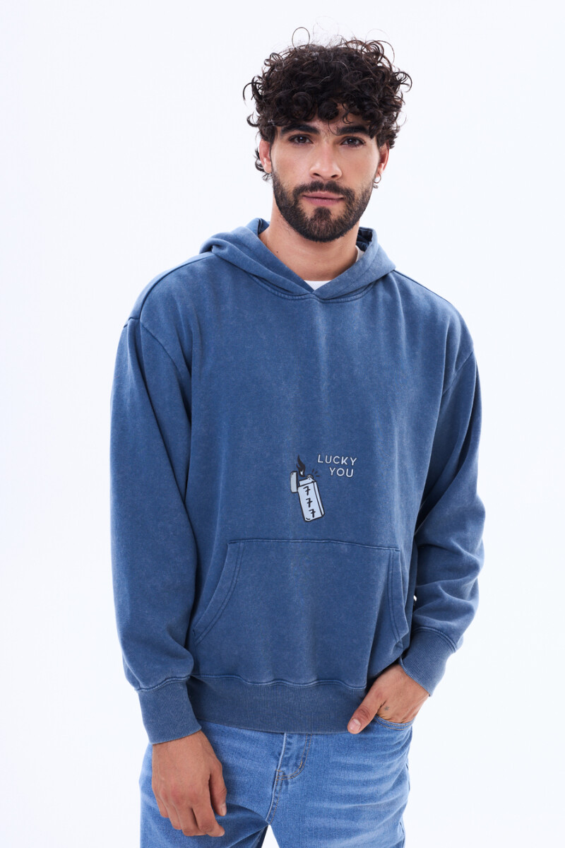 Buzo de felpa Cadiz - Azul 