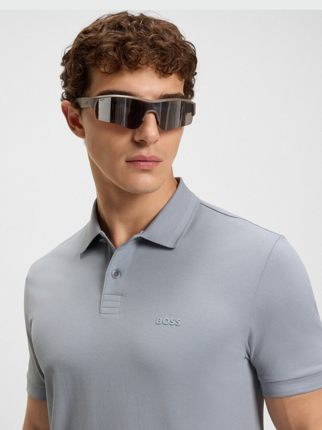 BOSS - Polo de Piqué Corte Regular Navy