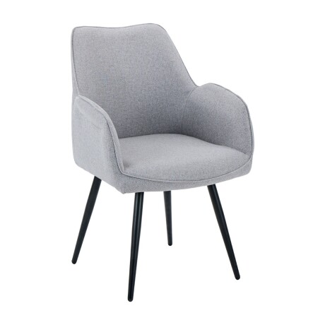 Silla Giratoria Lusso - Tela Rústica W83 (Gris)