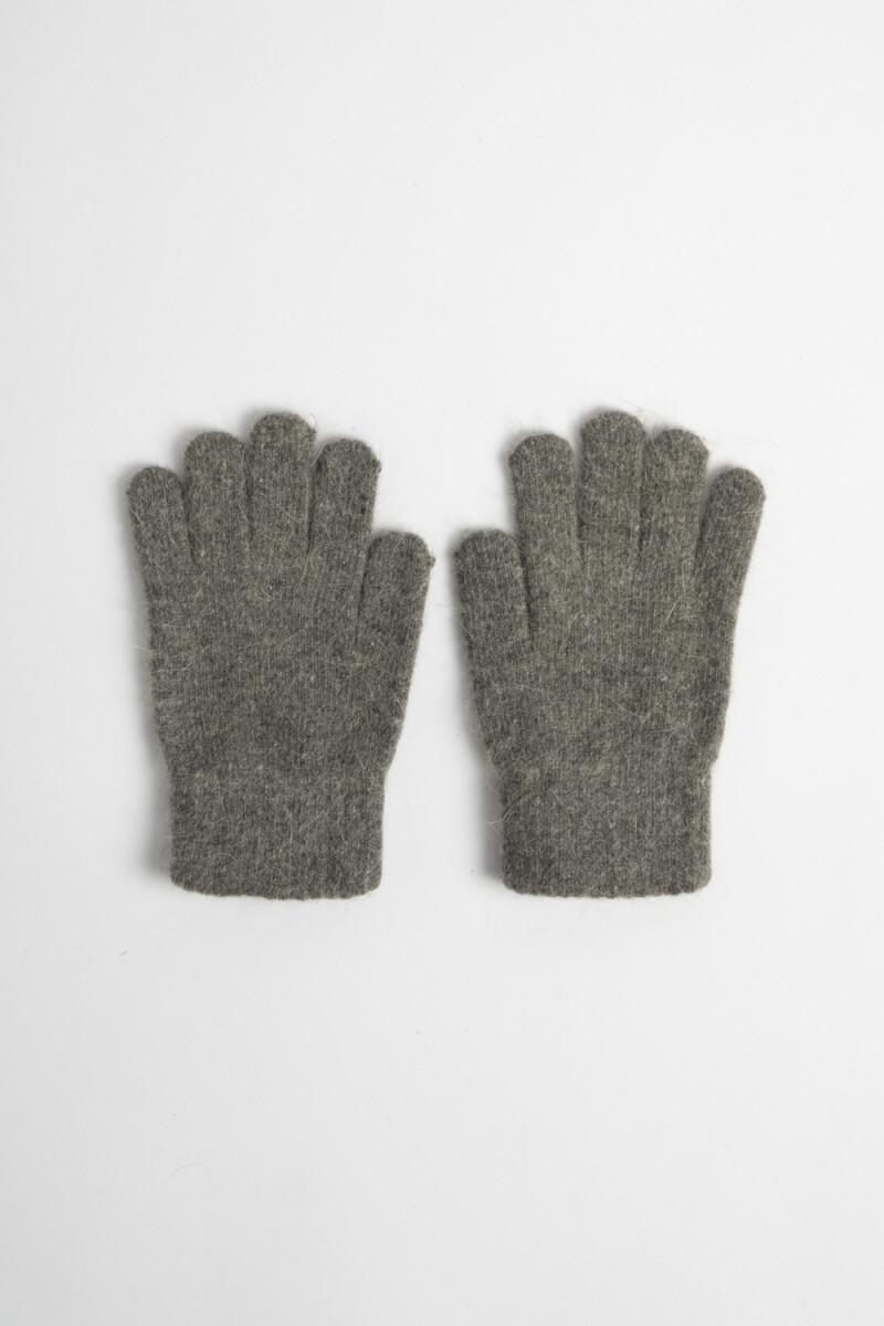 Guantes punto - Gris Oscuro 