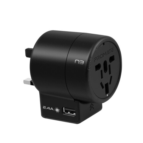 Cargador Promate Celular Twist Viaje Universal 12w Usb CARGADOR PROMATE TWIST 12W *******
