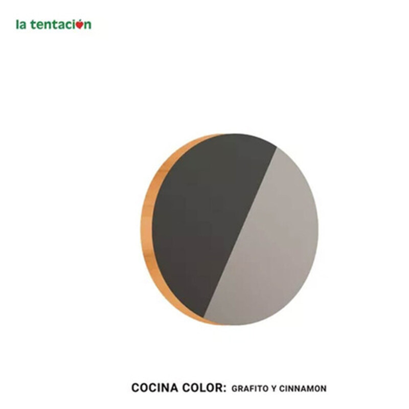 Mueble Kit Cocina Compacta Sin Tapa Color Grafito Y Cinnamon Mueble Kit Cocina Compacta Sin Tapa Color Grafito Y Cinnamon