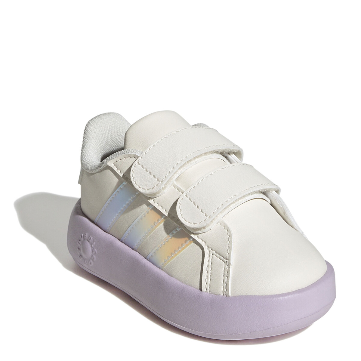 Championes de Niños Adidas Grand Court 2.0 - Blanco - Lila 