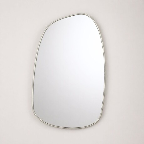Espejo Lumax Anador Diseño Moderno Irregular 50 x 80cm Blanco