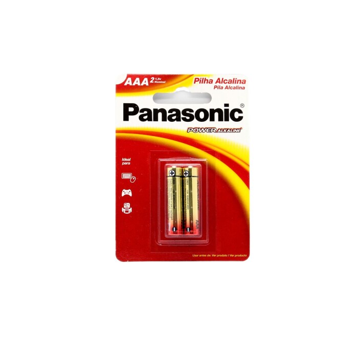 PANASONIC PILA ALK 3A X 2 PAQUETE única