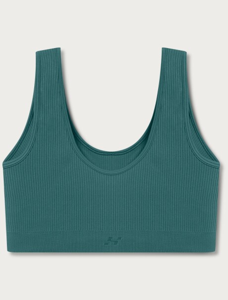 TOP DEPORTIVO SIN COSTURA VERDE