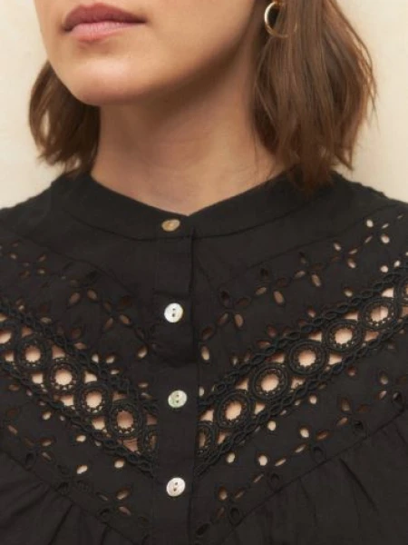 BLUZA ALLIE TEMPLES NEGRO