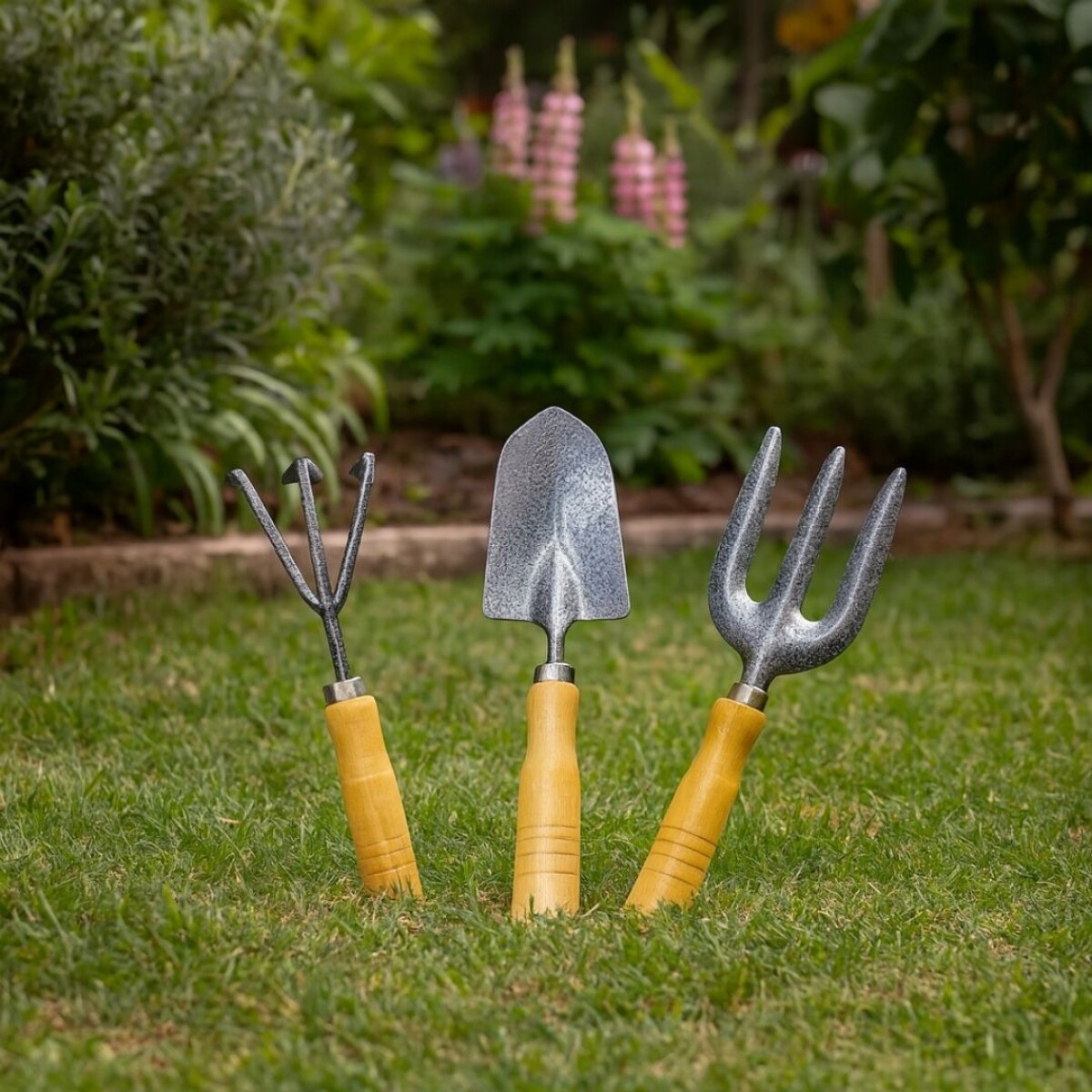 SET HERRAMIENTAS DE JARDIN X 3 PIEZAS 