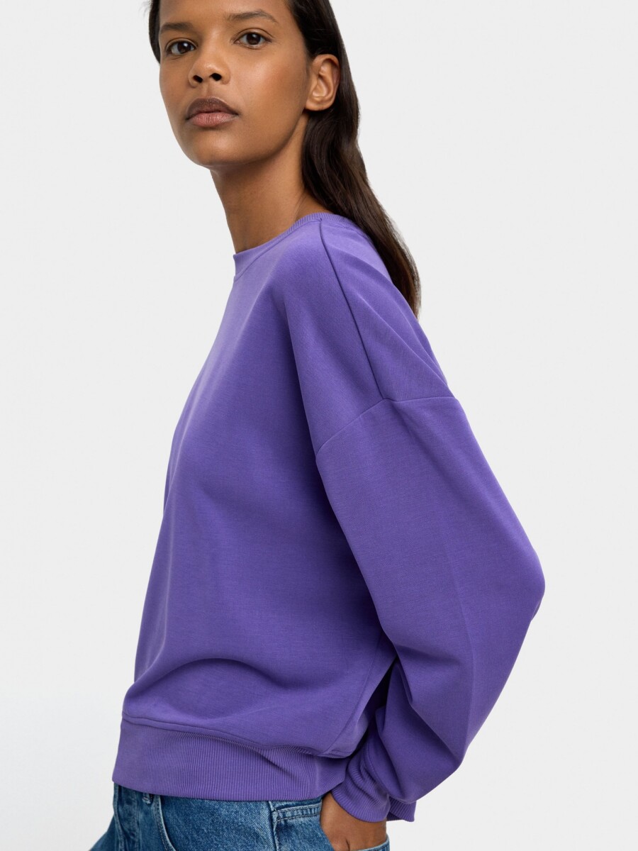 Sudadera Básica violeta