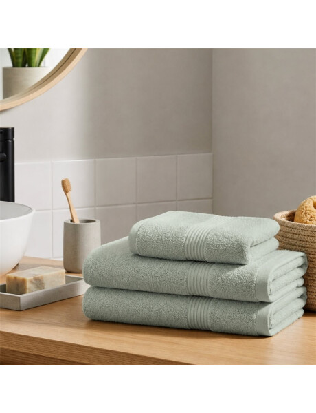 SET 3 TOALLAS: 40x70 + 2*70x140CM ALGODON VERDE CANNON SET 3 TOALLAS: 40x70 + 2*70x140CM ALGODON VERDE CANNON