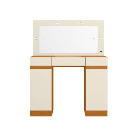 Tocador Espejo Grande Led Studio Marron