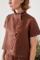 PRE VENTA BLUSA NUBE Chocolate