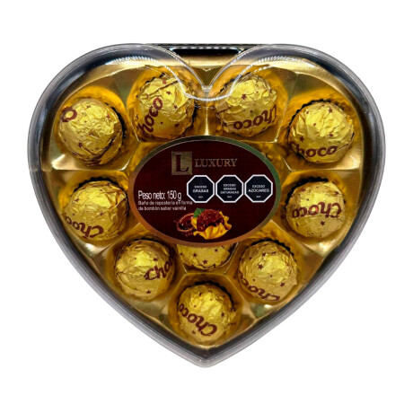 Bombonera Luxury corazon 150g (12u) Bombonera Luxury corazon 150g (12u)