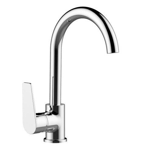 Griferia De Mesada Cocina Monocomando Cromo Quaranta 000