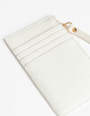Tarjeteros Tarjetero Con Cierre Crudo - Blanco Crudo