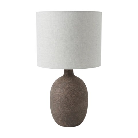 LAMPARA BEIGE/GRIS P/MESA 36X57CM Unica