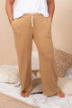 Pantalón de lanilla con bolsillos Beige