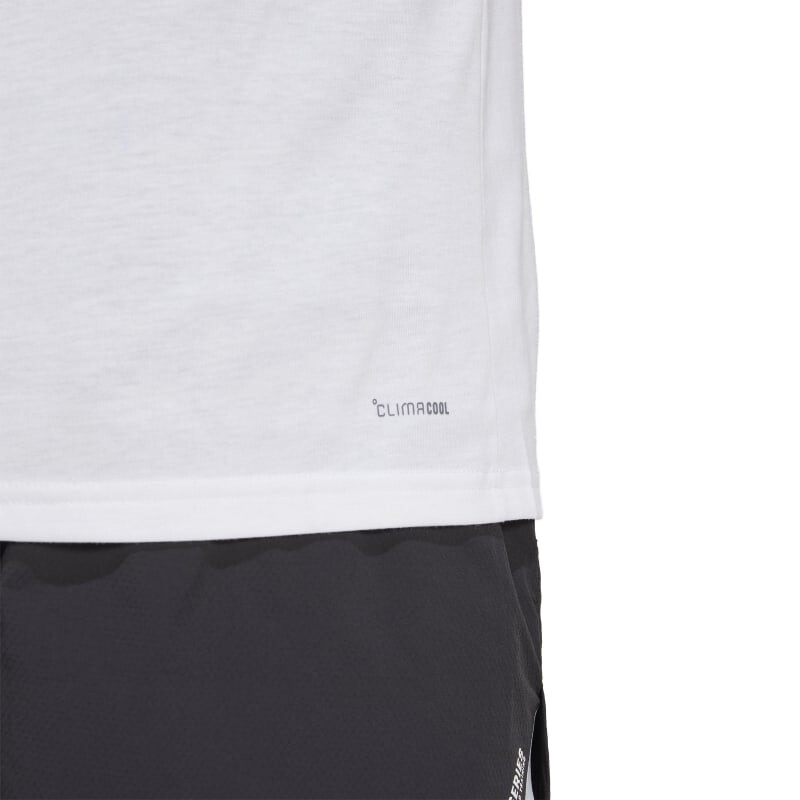 Remera Adidas Climacool Camo Logo Graphic Blanco