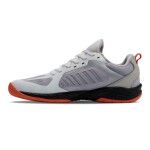 CALZADO DE HANDBALL SPEED COURT BLANCO NEGRO NARANJA