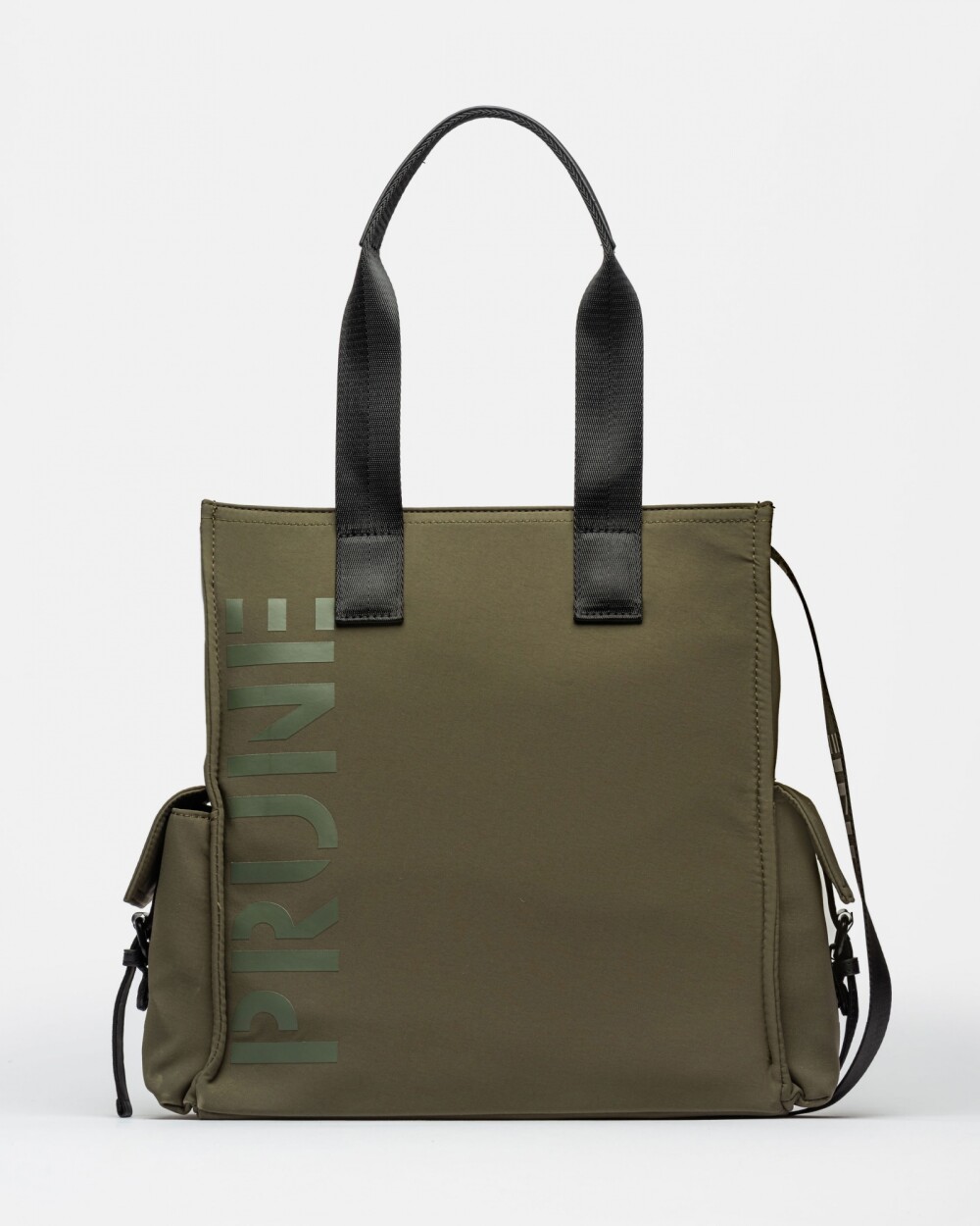 Cartera Al Hombro Light Nylon Negro Verde