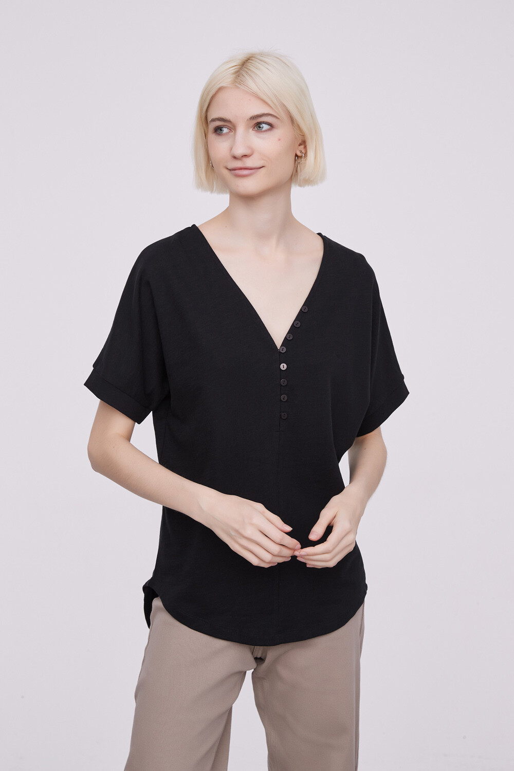 Remera Tazu Negro