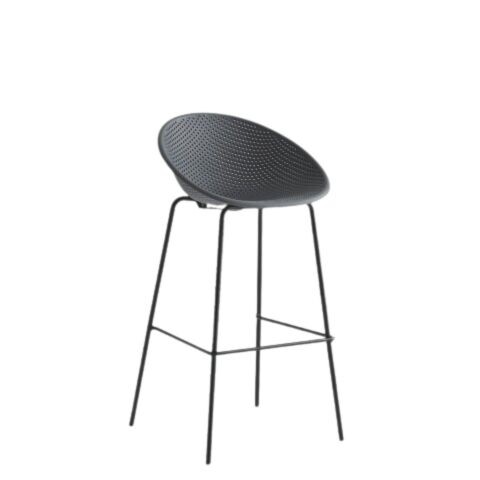 Butaca Taburete panal metal y polipropileno vc1809 gris Butaca Taburete panal metal y polipropileno vc1809 gris