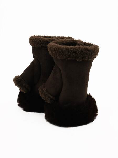 MITONES DAMA MARRON
