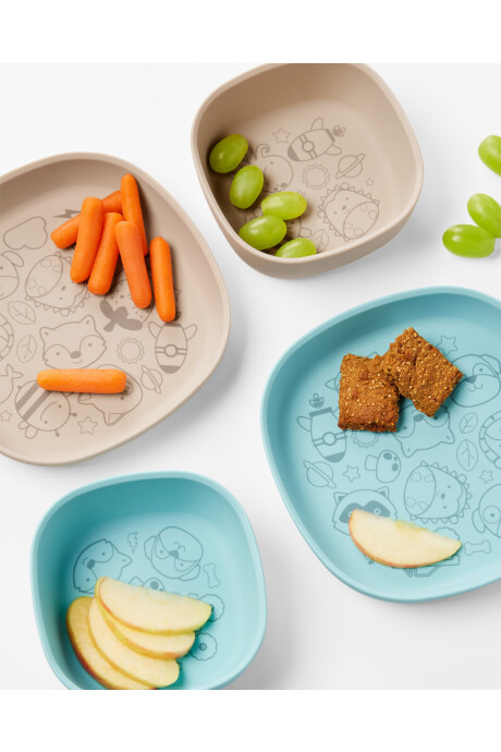 Plato de silicona, beige Plato de silicona, beige