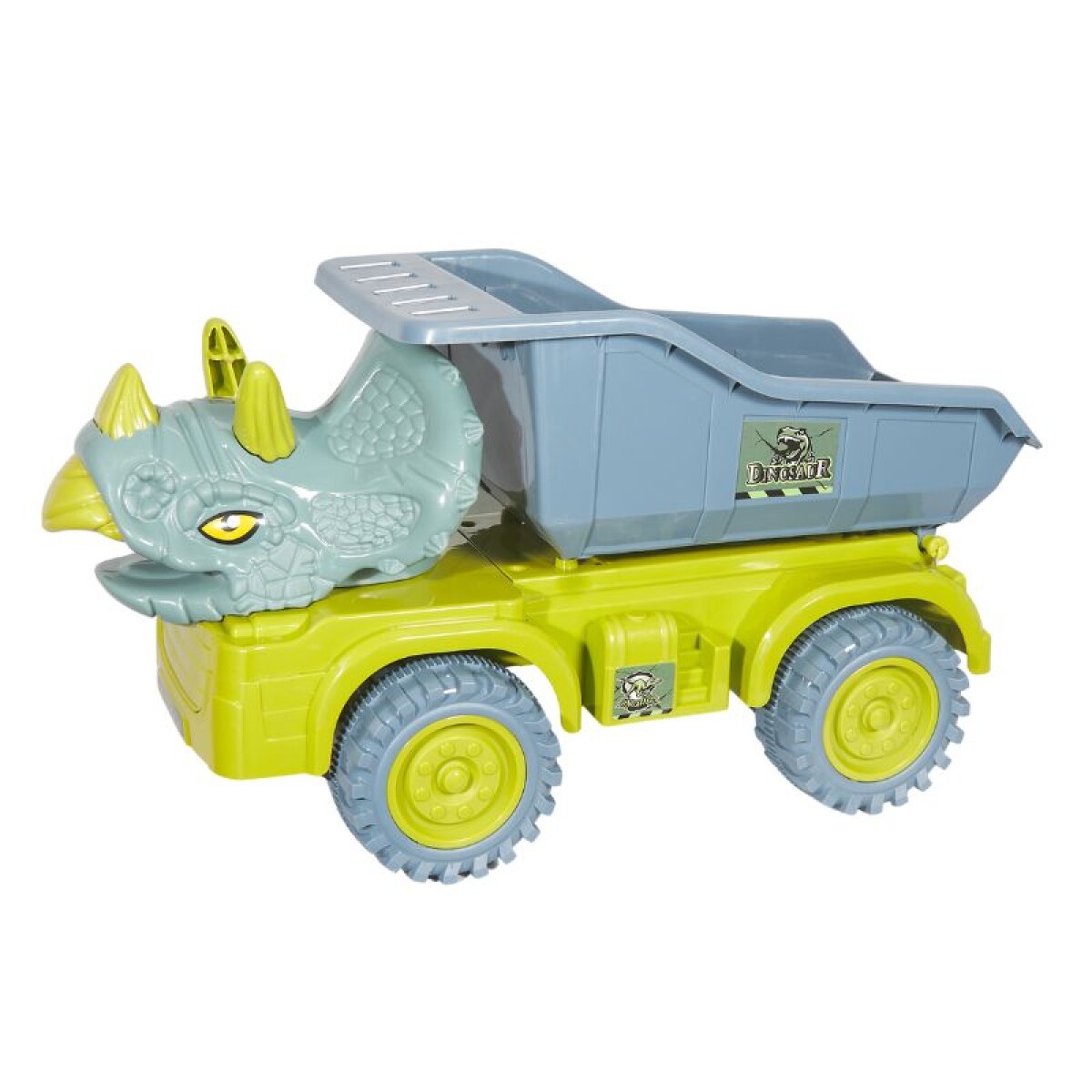 OUTLET Camión Cara Dinosaurio con remolque 36*36*16 cm - Outlet Camión Cara Dinosaurio Con Remolque 36*36*16 Cm 