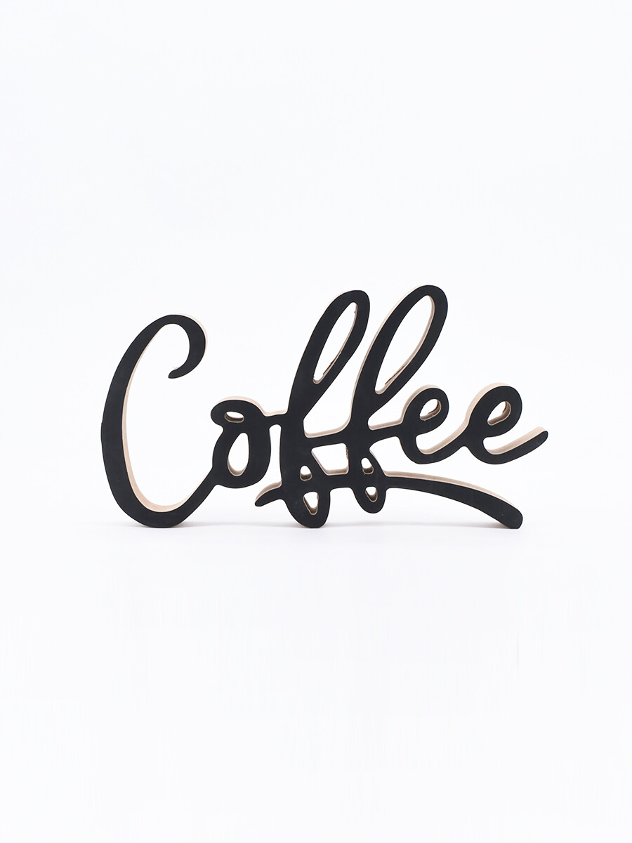 CARTEL MDF COFFEE - NEGRO 