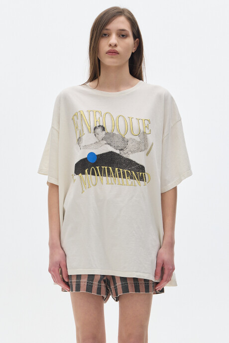 T-shirt Boxy Enfoque