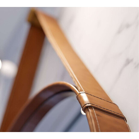 Espejo Aqua Li­nea Manhattan 80 cm Marron