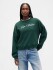LOGO WEDGE PULLOVER DEEP HUNTER 505