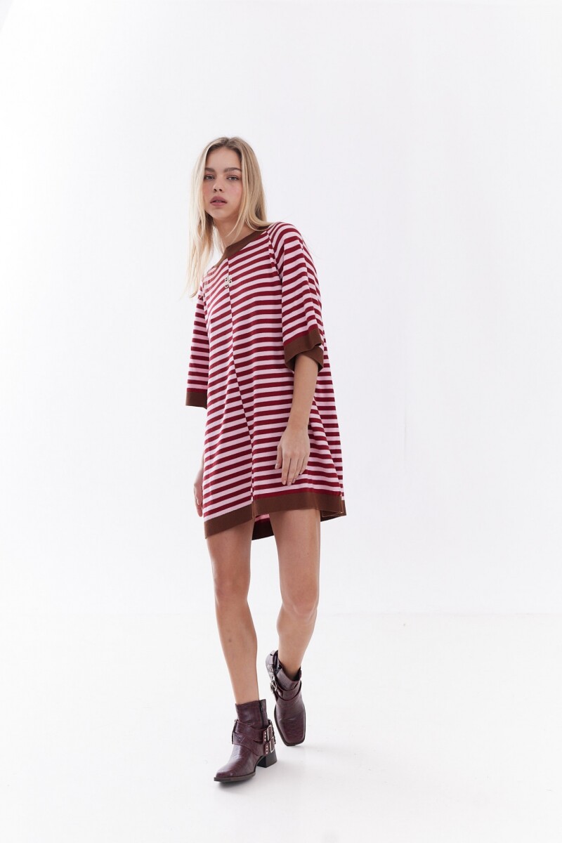 Vestido Kaia Bordó