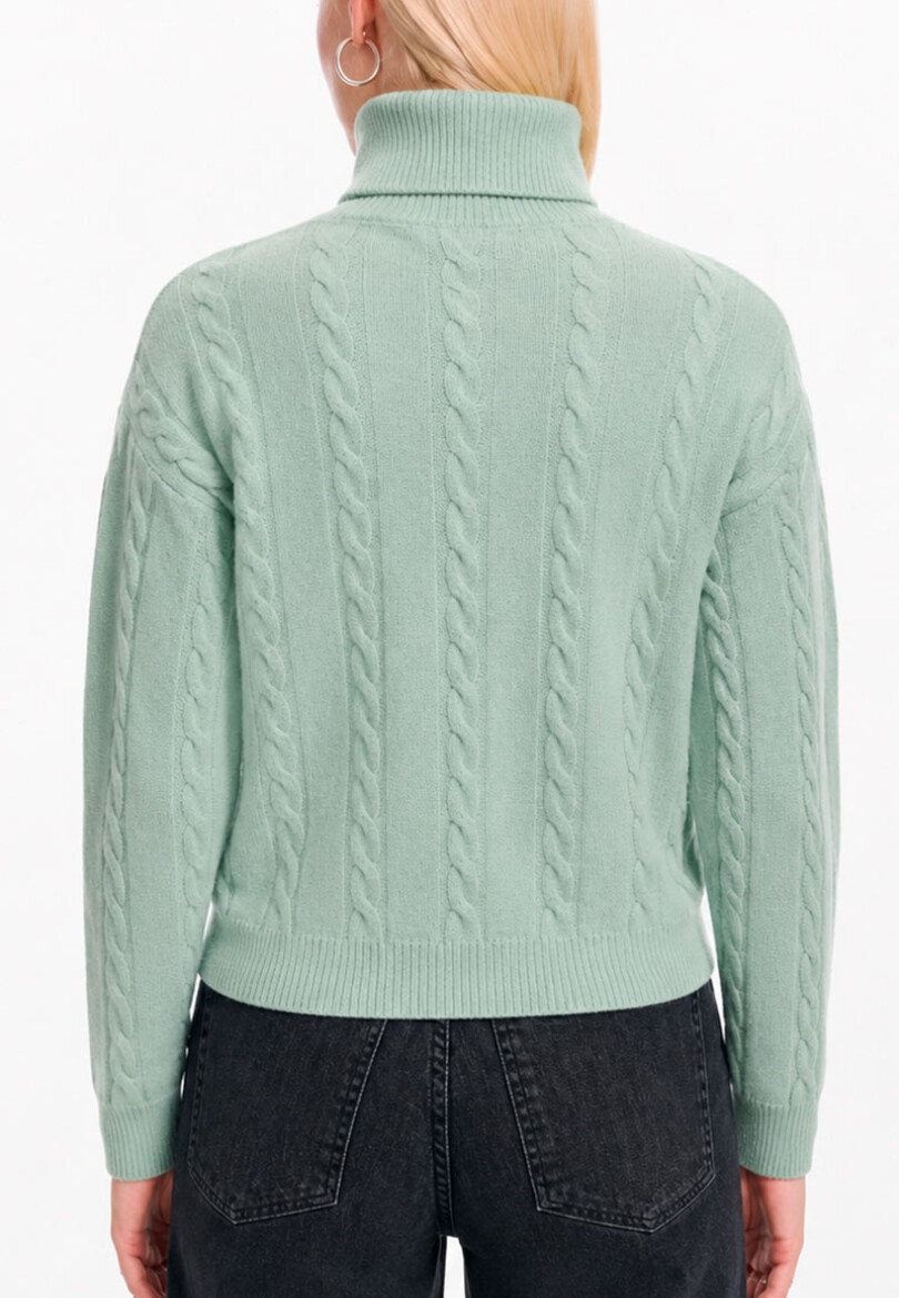 Polera trenza Verde