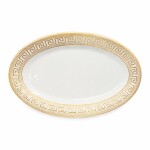 BANDEJA OVALADA DE PORCELANA VERSACE 10´´ • 25x16cm BANDEJA OVALADA DE PORCELANA VERSACE 10´´ • 25x16cm
