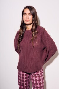 Sweater Borgoña
