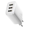 Adaptador de Carga Baseus Compact 17W 3 Usb A 3U17WEU Adaptador de Carga Baseus Compact 17W 3 Usb A 3U17WEU