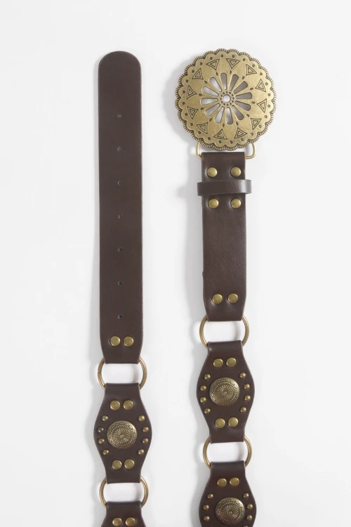 Cinturón medallas negro