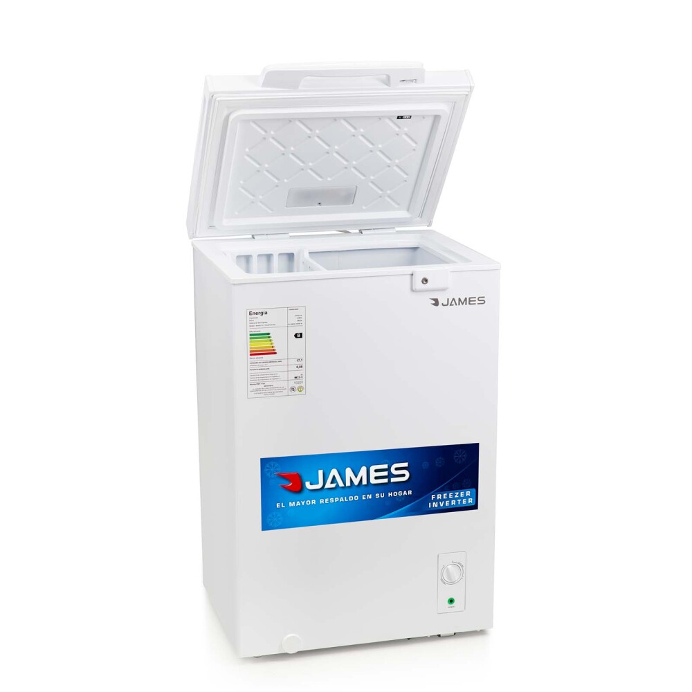 FREEZER JAMES FRÍO HUMEDO 99-LITROS BLANCO FHJ 100M INV